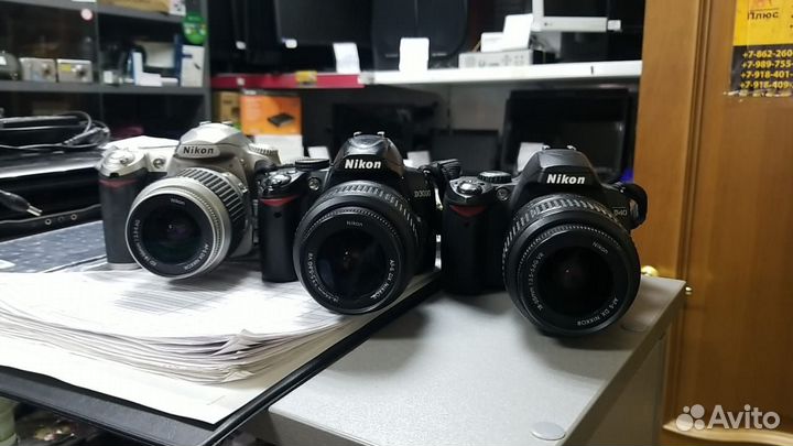 Фотики Nikon D3100 D40 D50 - 3 шт одним лотом