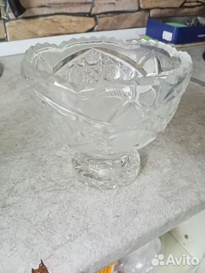 Ваза хрустальная СССР