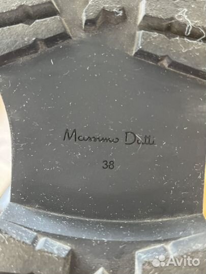 Лоферы massimo dutti 38 натуральная кожа