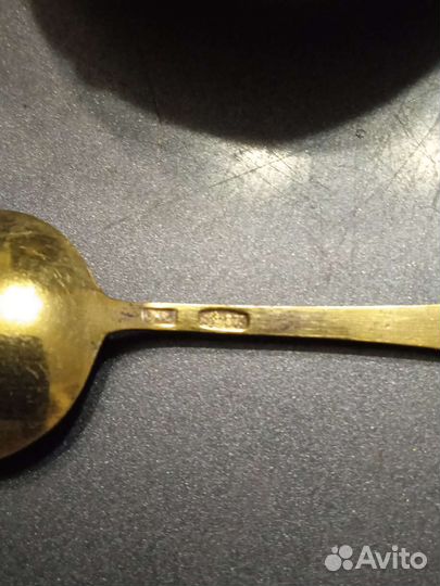 Солонка мельхиор СССР с серебряной ложечкой