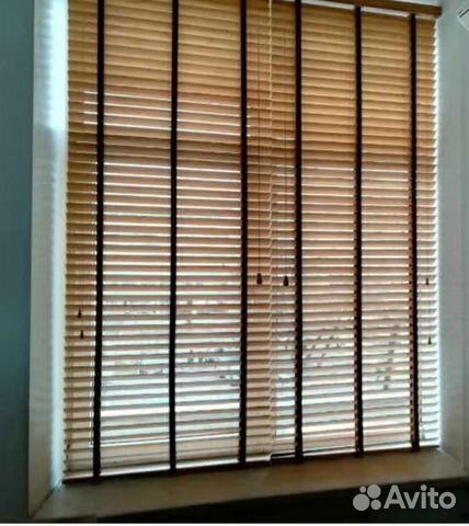 Жалюзи горизонтальные деревянные