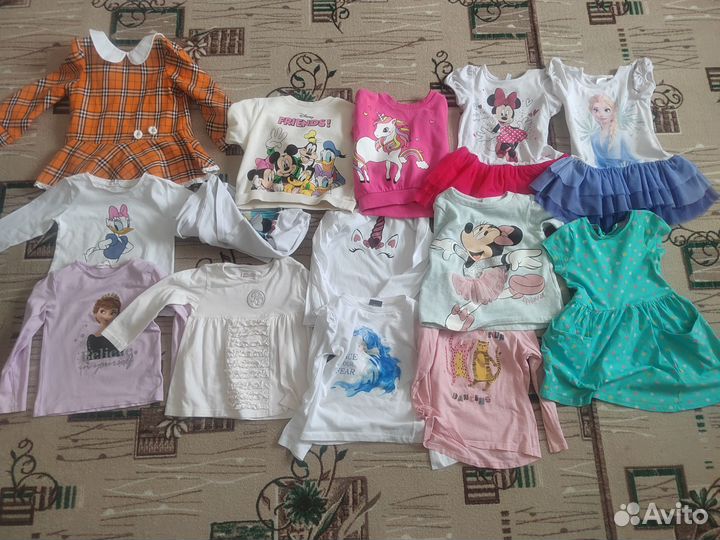 Вещи пакетом для девочки 98