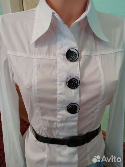 Блузы (рубашки) белые.Новые.Много