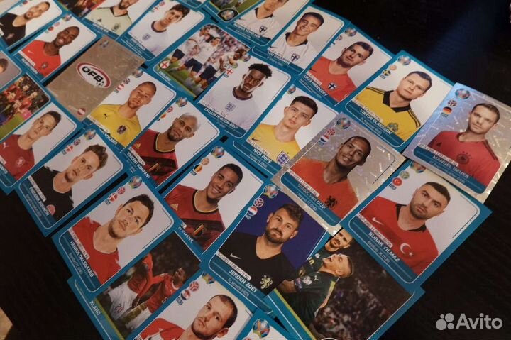 Panini uefa Euro 2020 без наклеек превью
