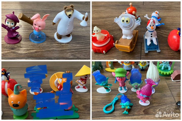 Игрушки мелкие киндер макдональдс sweet box