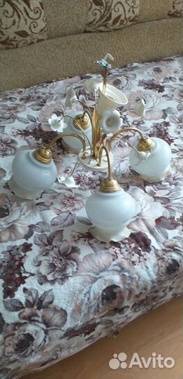 Люстра 4 рожковая