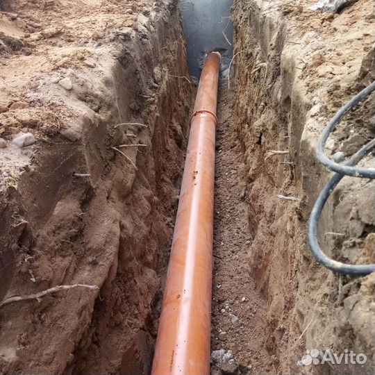 Копка колодцев, септиков и канализации