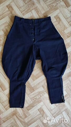 Брюки галифе шерстяные