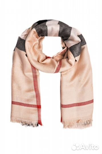 Палантин с брендовым принтом