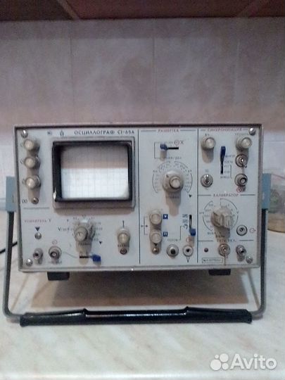 Осциллограф С1-65А аналоговый рабочий