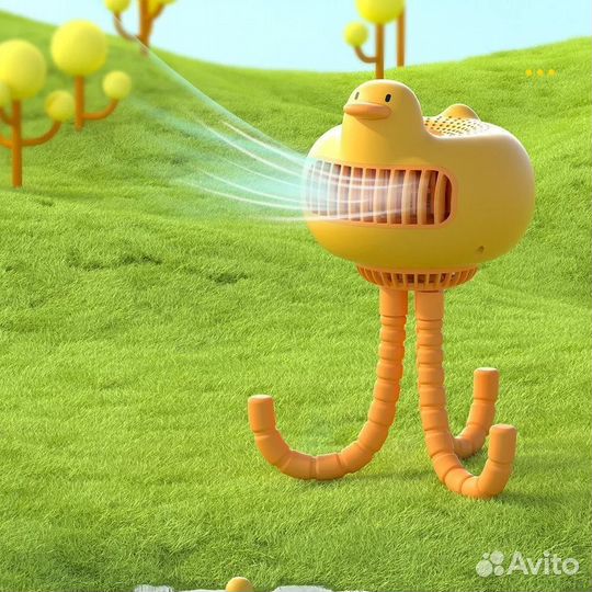 Портативный вентилятор с аккумулятором