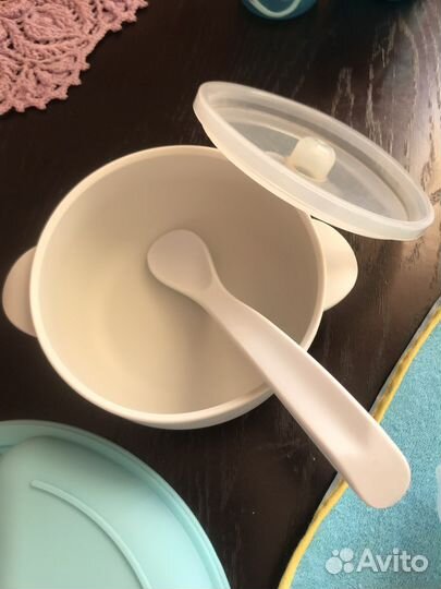 Детская посуда для кормления силиконовая