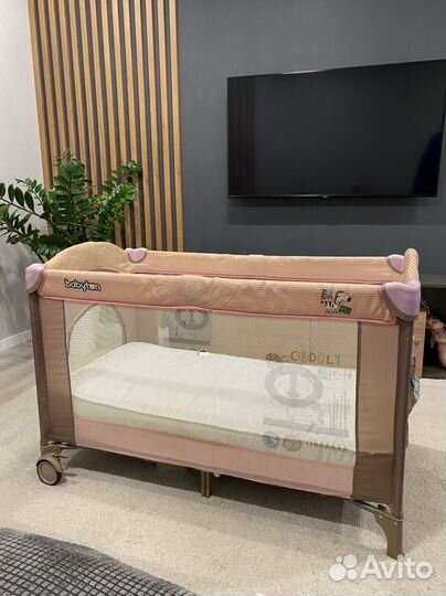 Манеж кровать