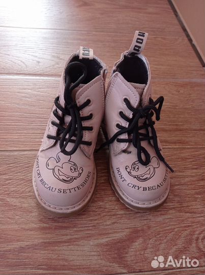 Ботинки демисезонные для девочки 25 размер