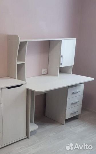 Стол компьютерный №5 Ясень Анкор светлый