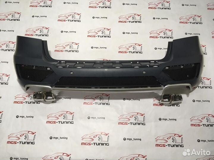 Задний бампер в сборе Mercedes ML 63 AMG w166