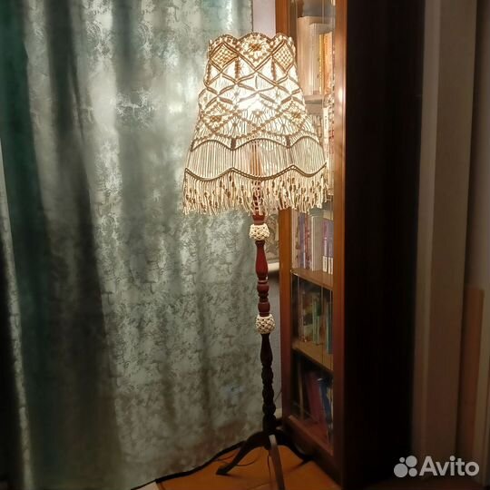 Макраме панно абажуры кашпо