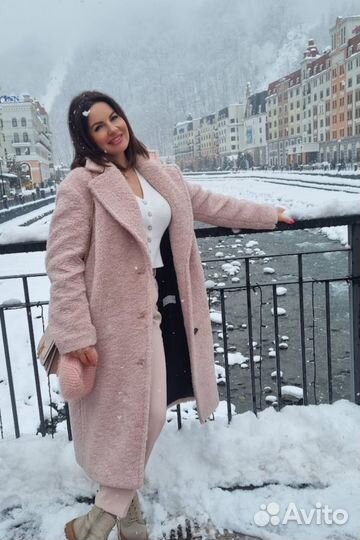 Пальто шуба тедди 48