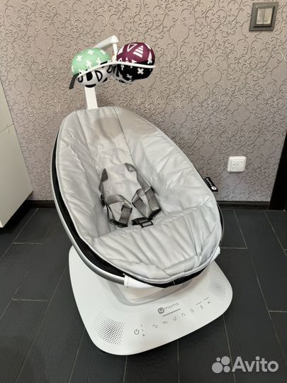 Электрокачели 4 moms mamaroo серые