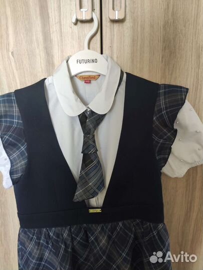 Школьная форма для девочки 140- 146 синяя SkayLake