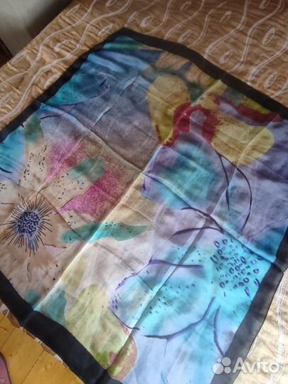 Павловопосадский платок шелк