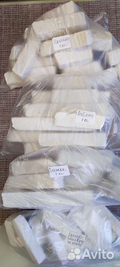 Натуральный мелок и глинка