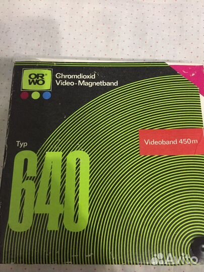 Видеолента тип 640, сделано в гдр