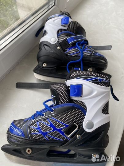 Коньки детские раздвижные 31-34