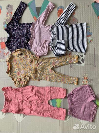 Одежда на девочку пакетом 80-86