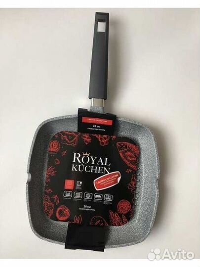 Сковорода гриль royal kuchen новая
