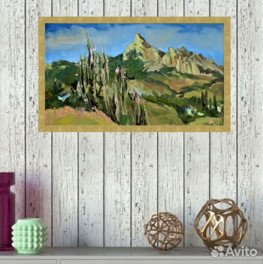 Картина маслом на холсте Горы Путешествия
