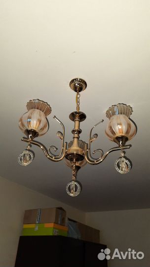 Люстра потолочная подвесная бу