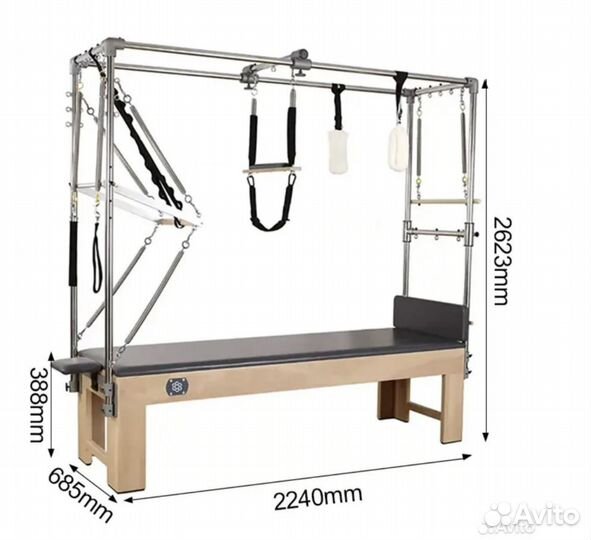 Реформер каддилак для пилатес
