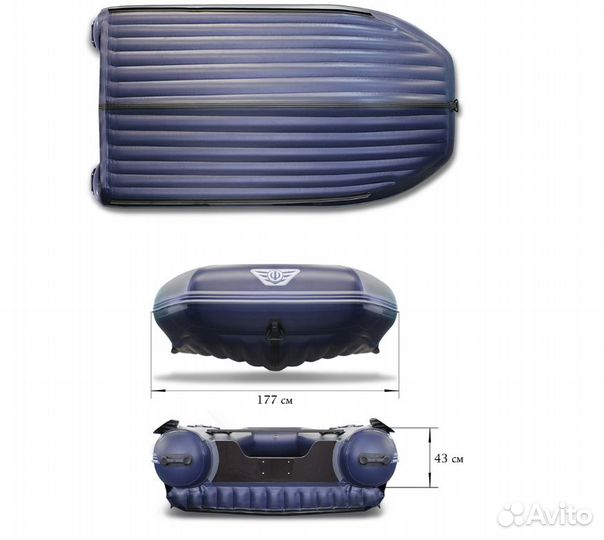 Лодка пвх Флагман DK 350 (двухкорпусная)