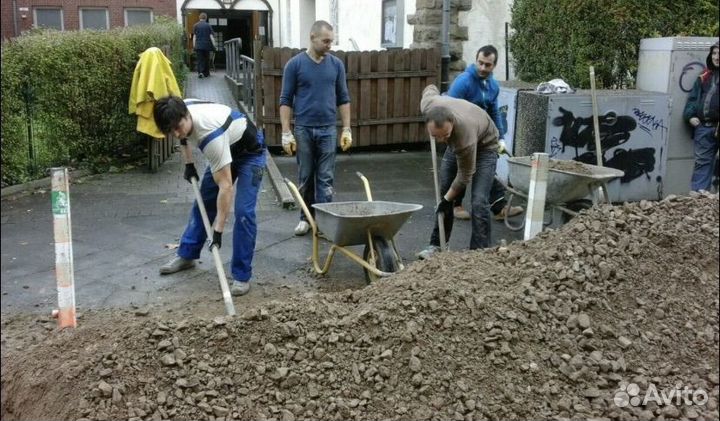 Подсобные рабочие, грузчики, землекопы
