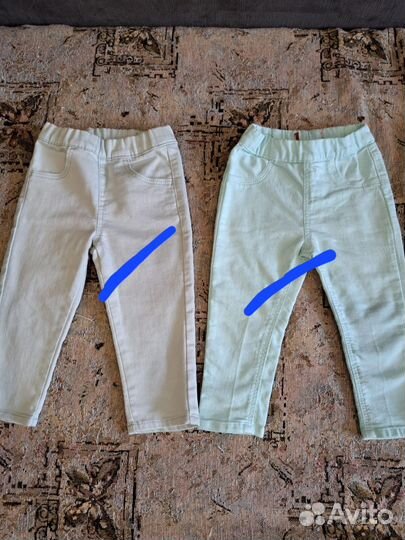 Джинсы для девочки 80