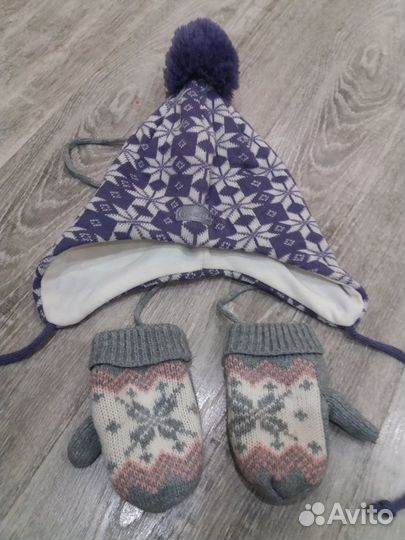 Шапка зимняя Tokka Tribe и варежки