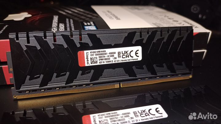 Оперативная память kingston fury renegade 2x16 Gb