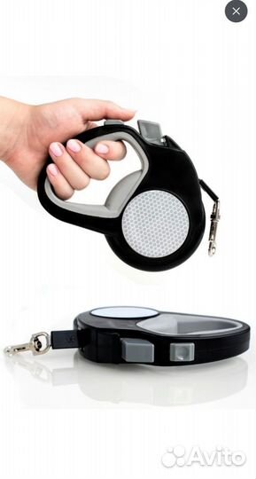 Поводок рулетка для собак до 15кг и до 5 метров