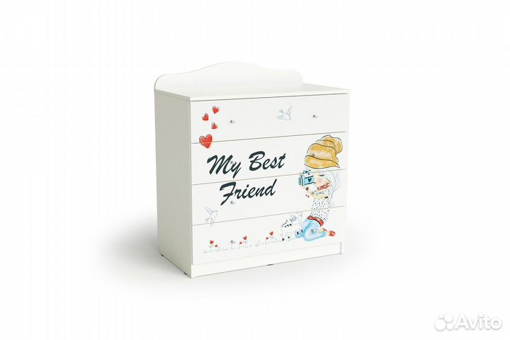 Комод Мама с 4-мя ящиками