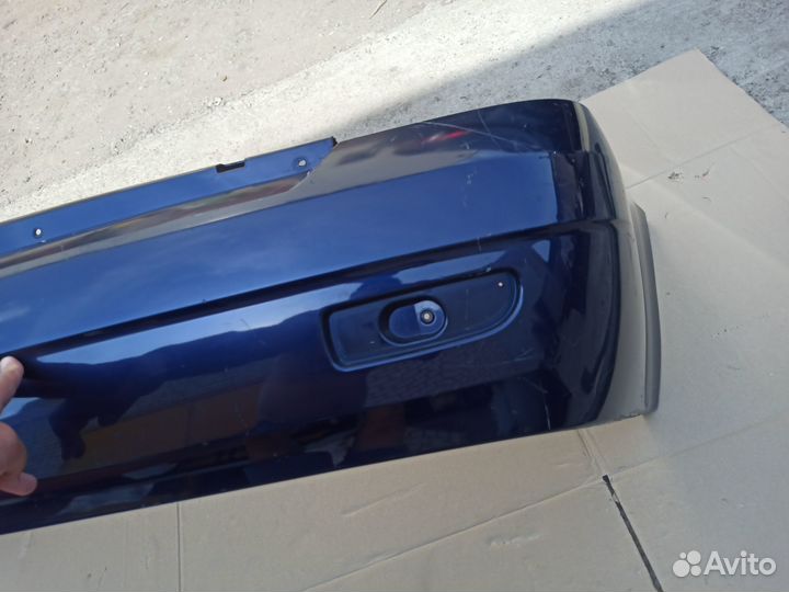 Задний бампер Приора 1 синий