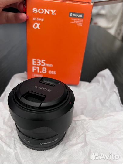 Объектив sony E35 f1.8