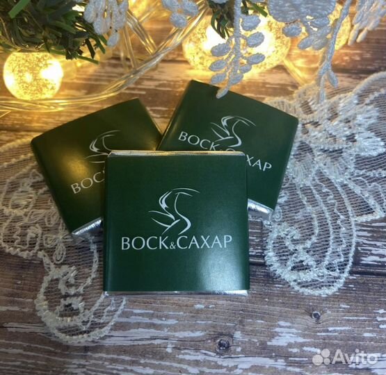 Шоколад с логотипом на заказ