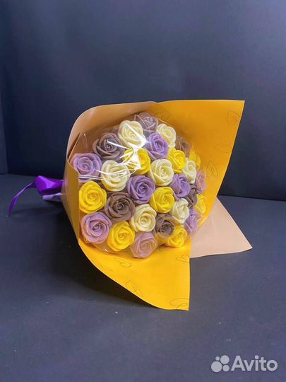 Розы из Бельгийского Шоколада - 29 шт в Букете