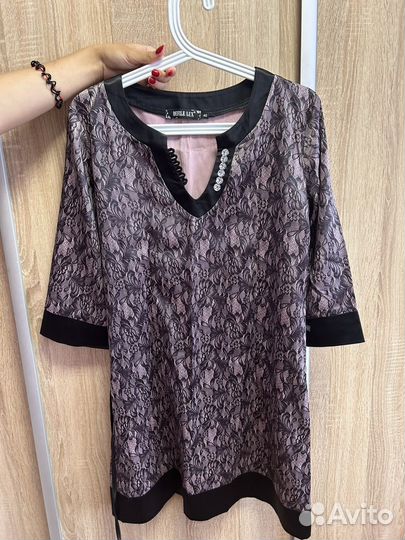 Платье женское атласное