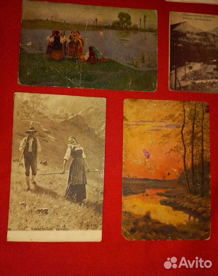 Антикварные дореволюционные открытки