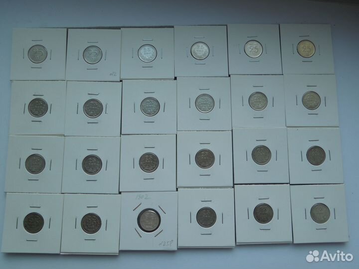 25 оре 1883-1958 Швеция серебро