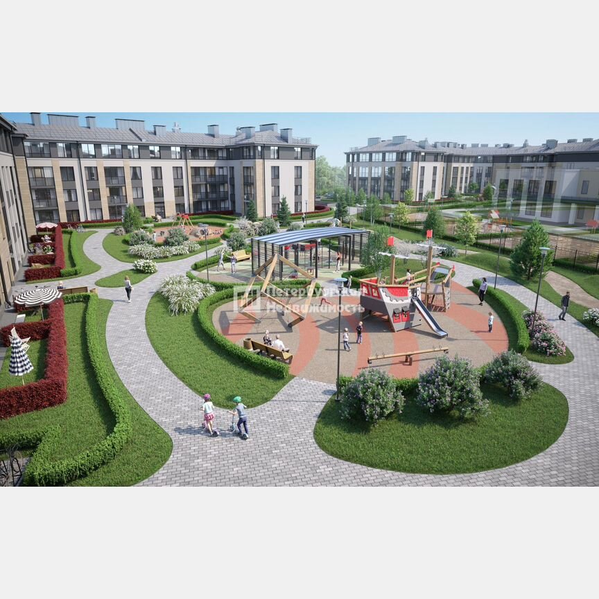 2-к. квартира, 53,2 м², 1/4 эт.