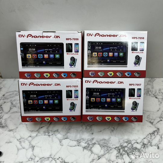 Автомагнитолы Pioneer 2din