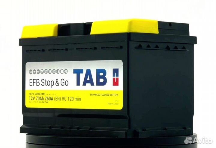 Аккумулятор TAB EFB Stop&Go 70 Ah (0)